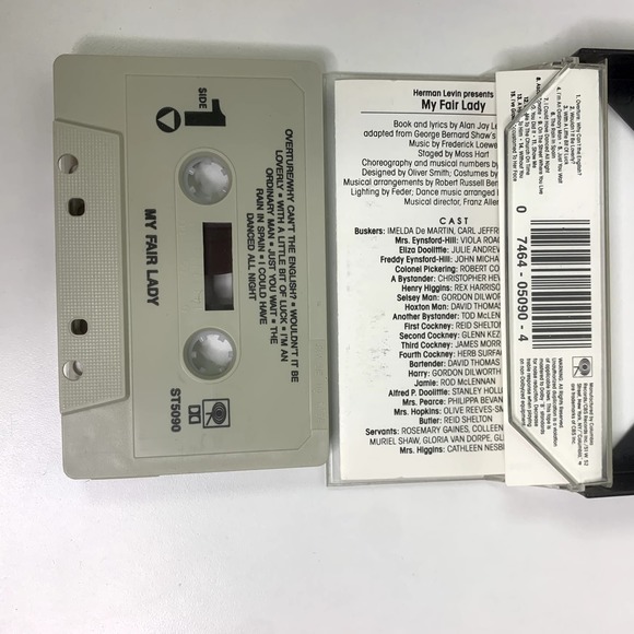 My Fair Lady Cassette Tape Original 1956 Broadway Musical Cast Julie Andrews EUC - Picture 4 of 7